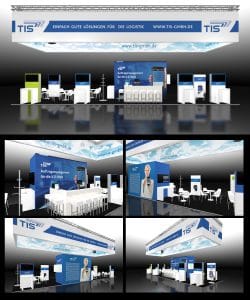 Trade show booth graphic design